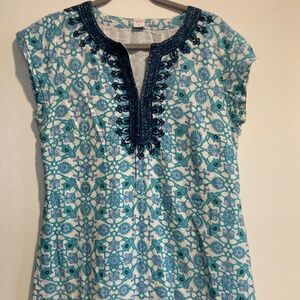 Beautiful Indian Hand Block Print Tunic / L